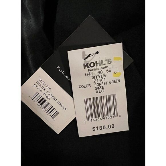 Nine West Women's Forest Green Relaxed Fit Wool-Blend Coat Extra Large NWT - Picture 9 of 9